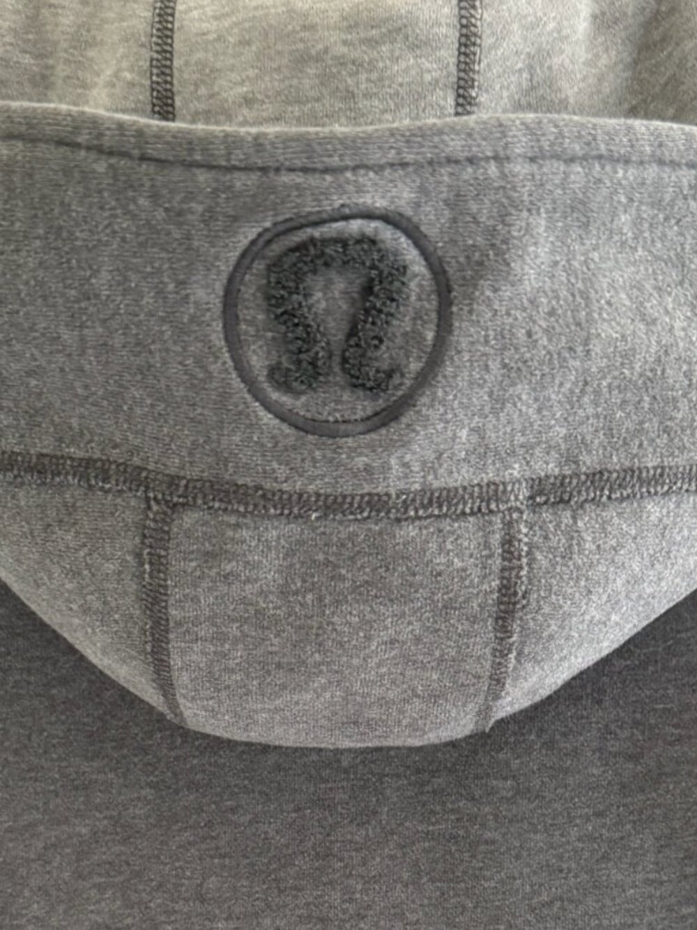 Lululemon Women's Scuba Hoodie Heathered Dark Grey Logo